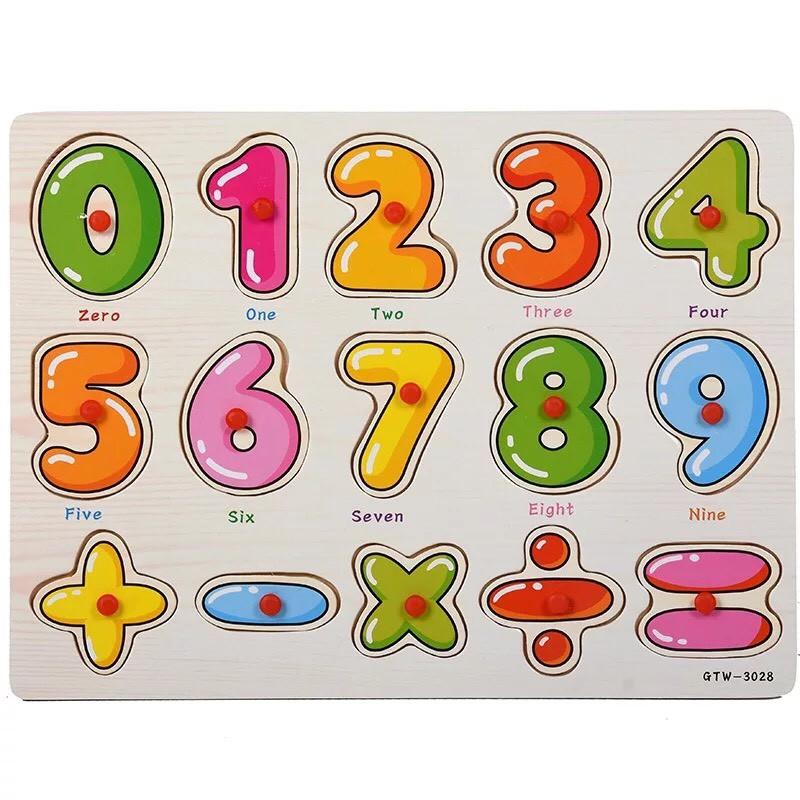 Bảng Núm Gỗ 20 chủ đề cho bé