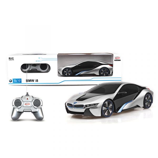 Xe điều khiển BMW i8 Bạc RASTAR SKU R48400-2