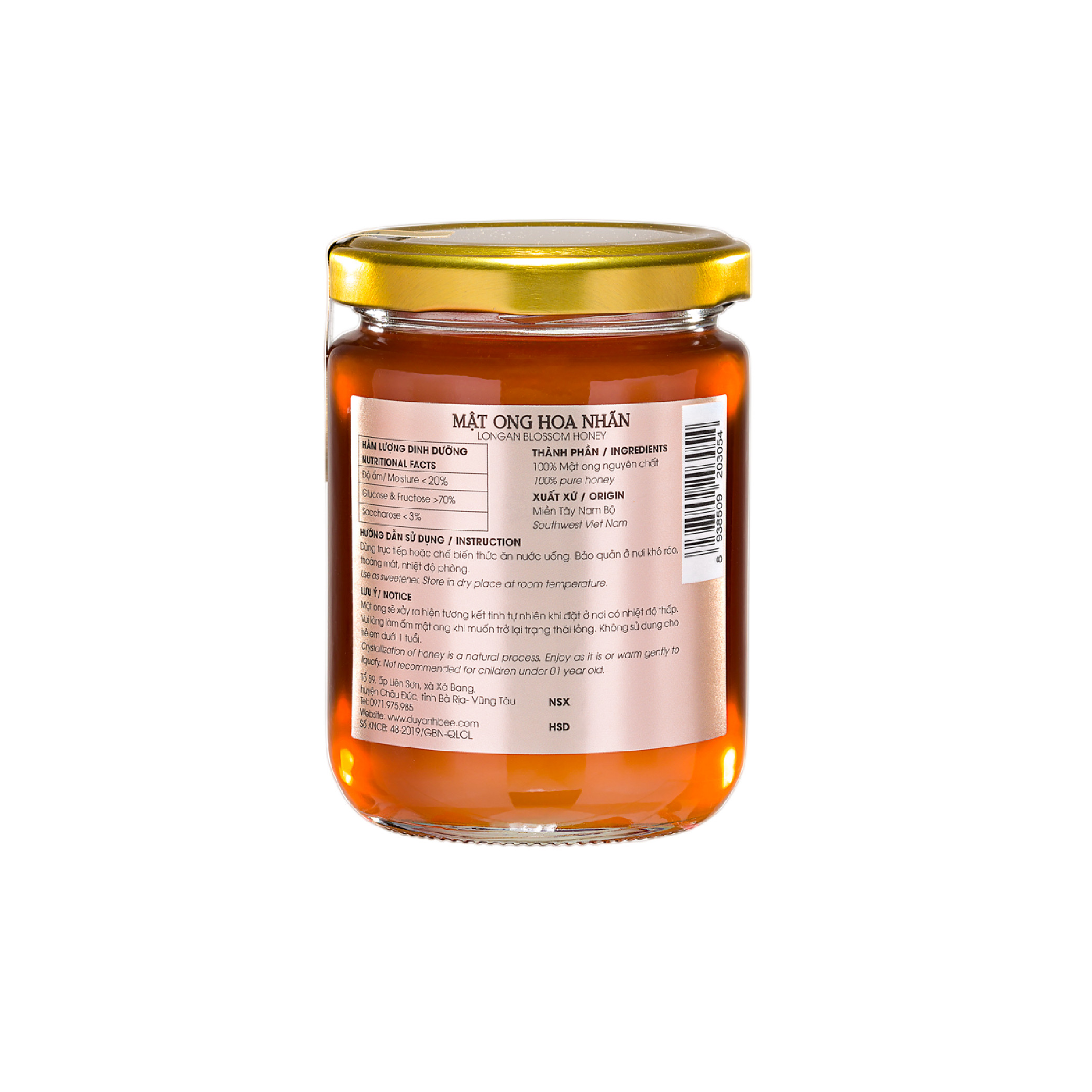 Mật Ong Hoa Nhãn Duy Anh Bee 300g