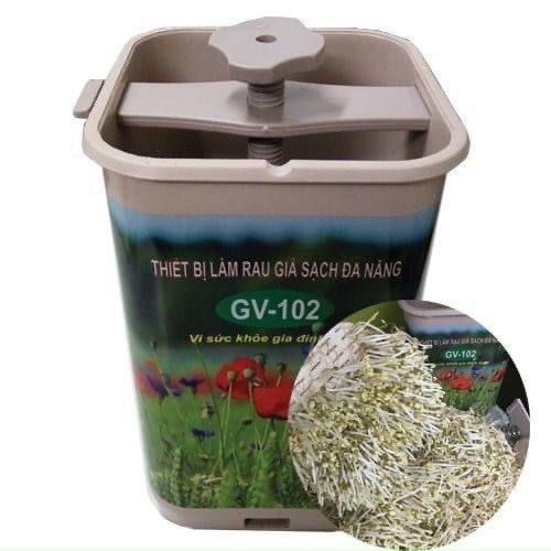 Máy Làm Giá Đỗ Tự Động Tại Nhà An Toàn Cho Sức Khỏe Phiên Bản GV102 [TẶNG 200GRAM GIÁ ĐỖ]