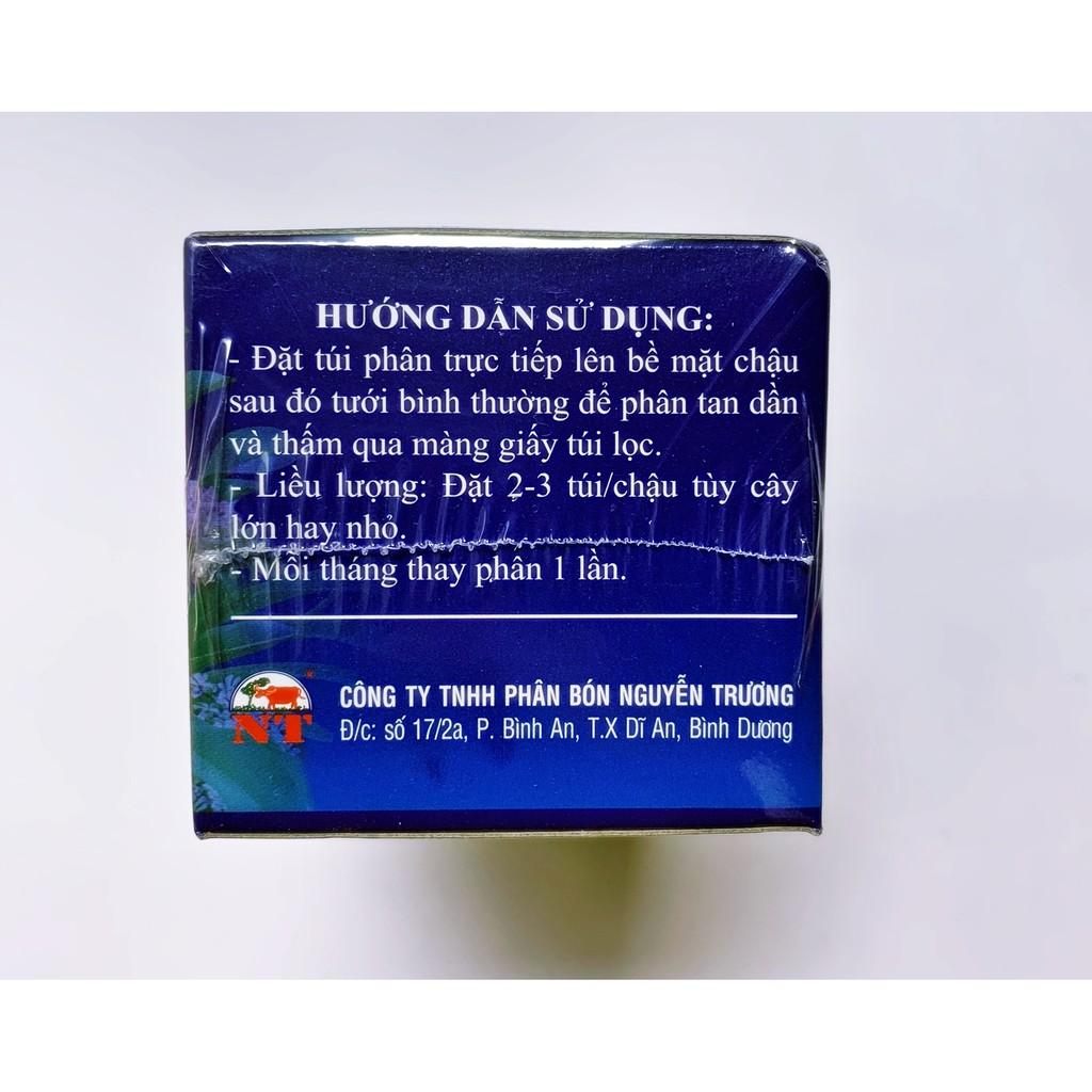 Phân Bón Rễ Tan Chậm Dạng Túi Lọc Chuyên Dùng Cho Phong Lan Và Hoa Kiểng NT 1602 HK2 - Hộp 20 gói nhỏ -Kích Thích Ra Hoa