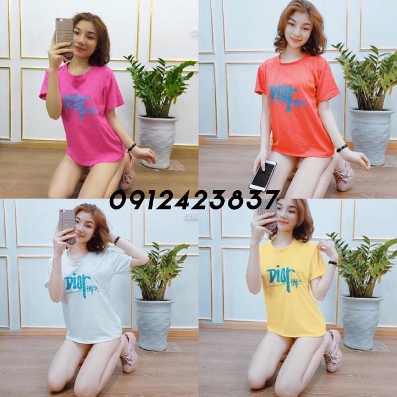 - ÁO THUN NỮ IN CHỮ - 100% COTTON ĐẸP MÁT- ÁO THUN NỮ, ÁO PHÔNG NỮ, ÁO THUN HÈ, ÁO CỔ TIM, ÁO THUN TRƠN