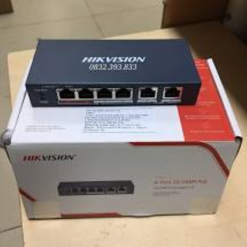 Switch mạng 4 cổng  Power Over Ethernet HIKVISION DS-3E0106P-E/M,hàng chính hãng