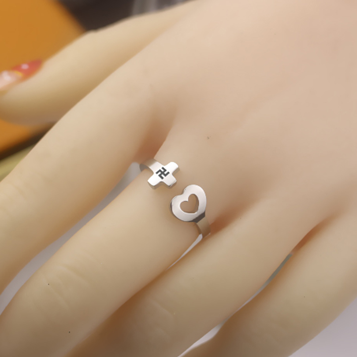 Nhẫn Thiên Tâm bình an may mắn WNH096 Không đen không gỉ sét