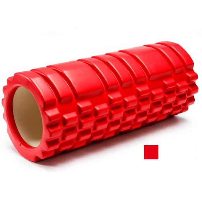 Con Lăn Massage Phục Hồi Cơ Foam Roller Tập GYM | Yoga‎33cm(Màu đỏ)