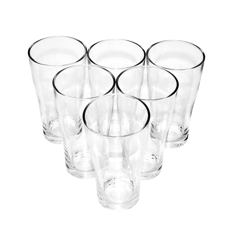 Bộ ly 6 cái Union Glass 320 Ly eo loe 375ml  không ngã màu,  sản xuất Thái Lan