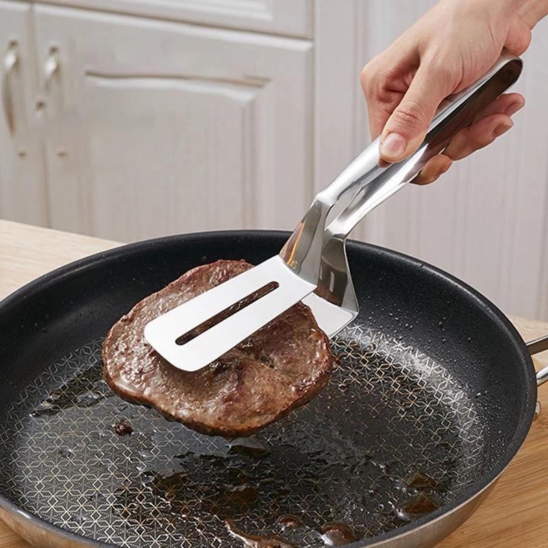 Kẹp Gắp Thức Ăn Bằng Thép Không Gỉ Tiện Dụng