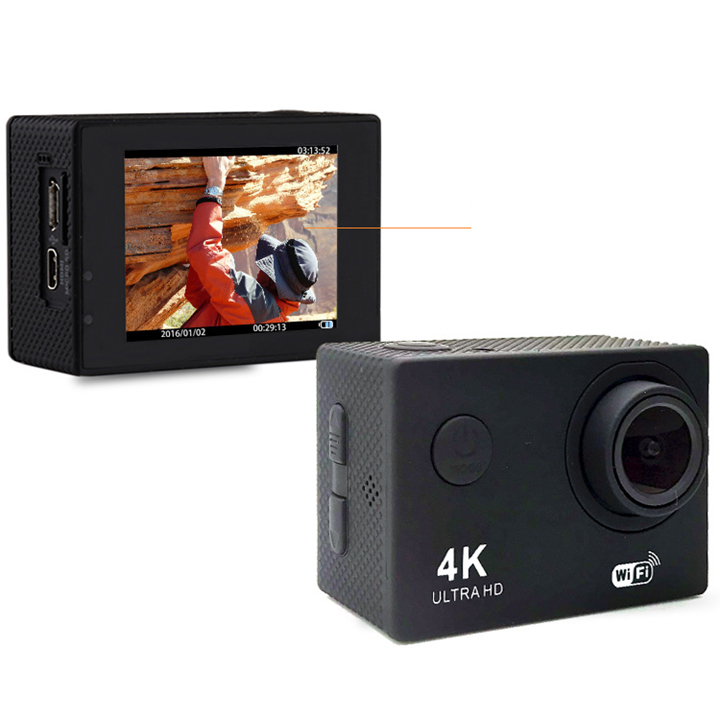 Camera Hành Trình Wifi camera hành trình xe máy mini sport cam Wifi ULTRA HD chống rung quay ban đêm PF16 Full phụ kiện