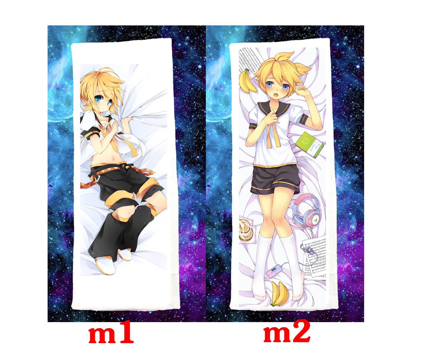 Gối ôm Kagamine Len dài 1mx40cm