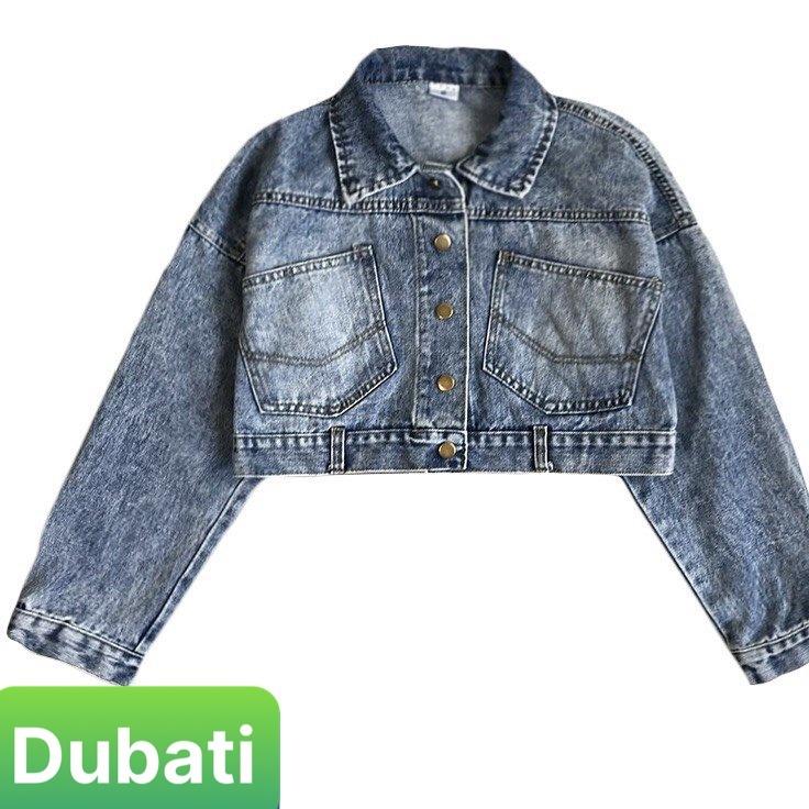 ÁO KHOÁC JEAN NỮ 3 NÚT SAU PHONG CÁCH TREND MỚI HÀN QUỐC - DUBATI FASHION