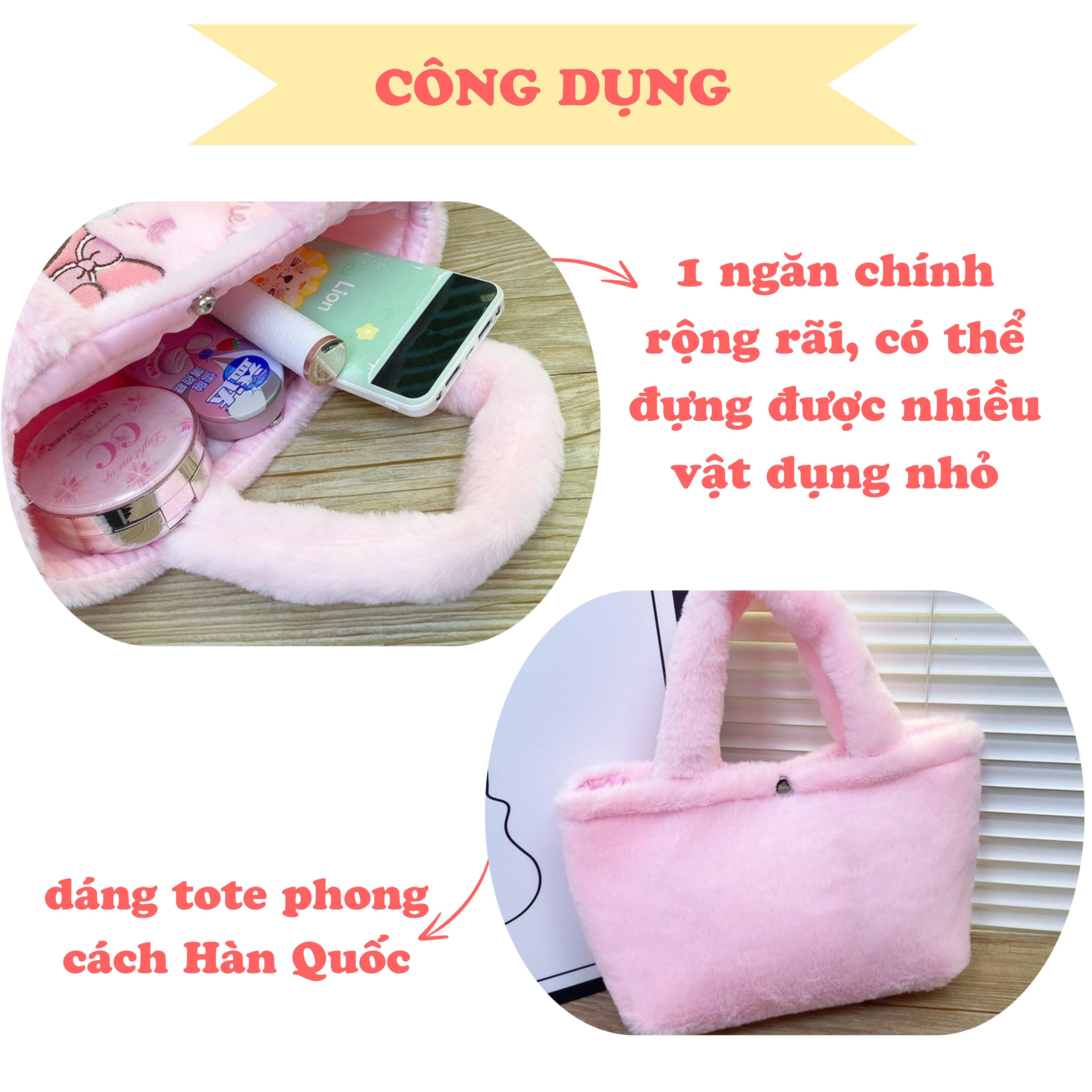 Túi cho bé nhiều họa tiết hoạt hình đáng yêu Baby-S, Túi xách cho bé dáng tote phong cách Hàn Quốc xinh xắn - STX043