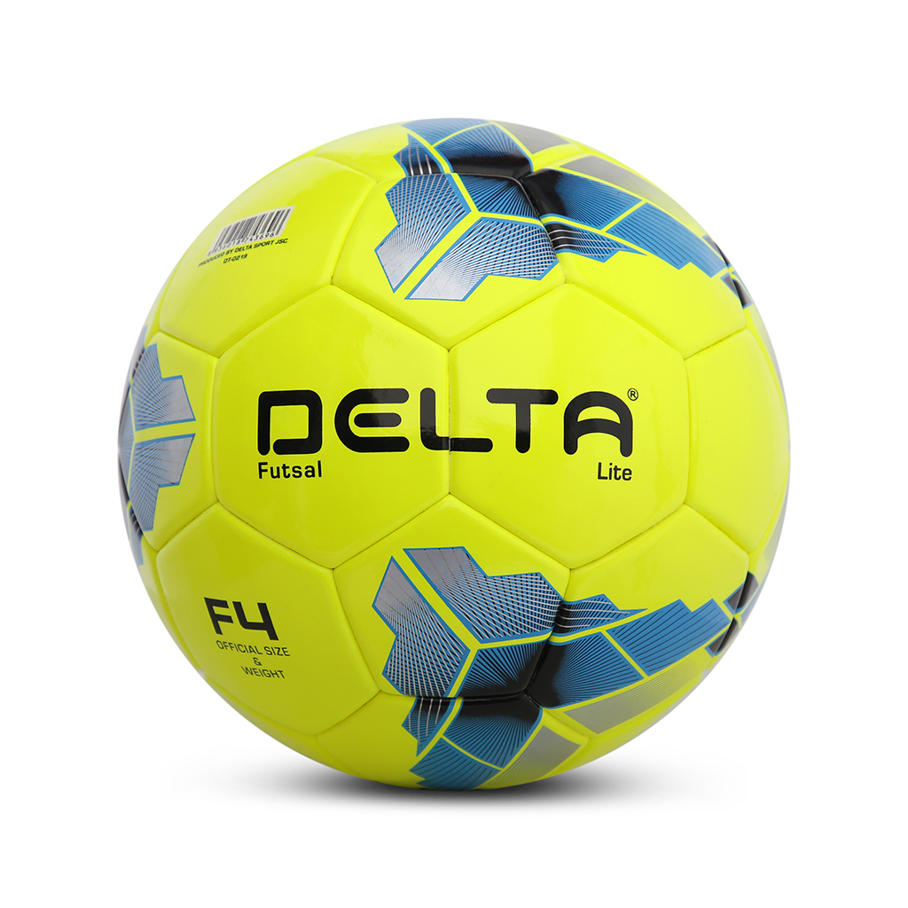 Bóng đá futsal DELTA 3696-4D size 4 chất liệu da TPU tổng hợp, chơi trên sân cỏ nhân tạo hoặc trong nhà phù hợp sử dụng từ 12 tuổi.