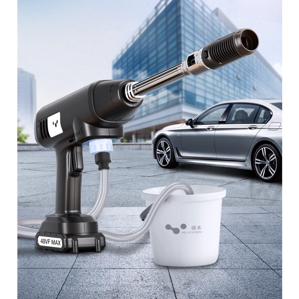Máy Rửa Xe Không Dây Áp Lực Mạnh High Power 12Piston 600W