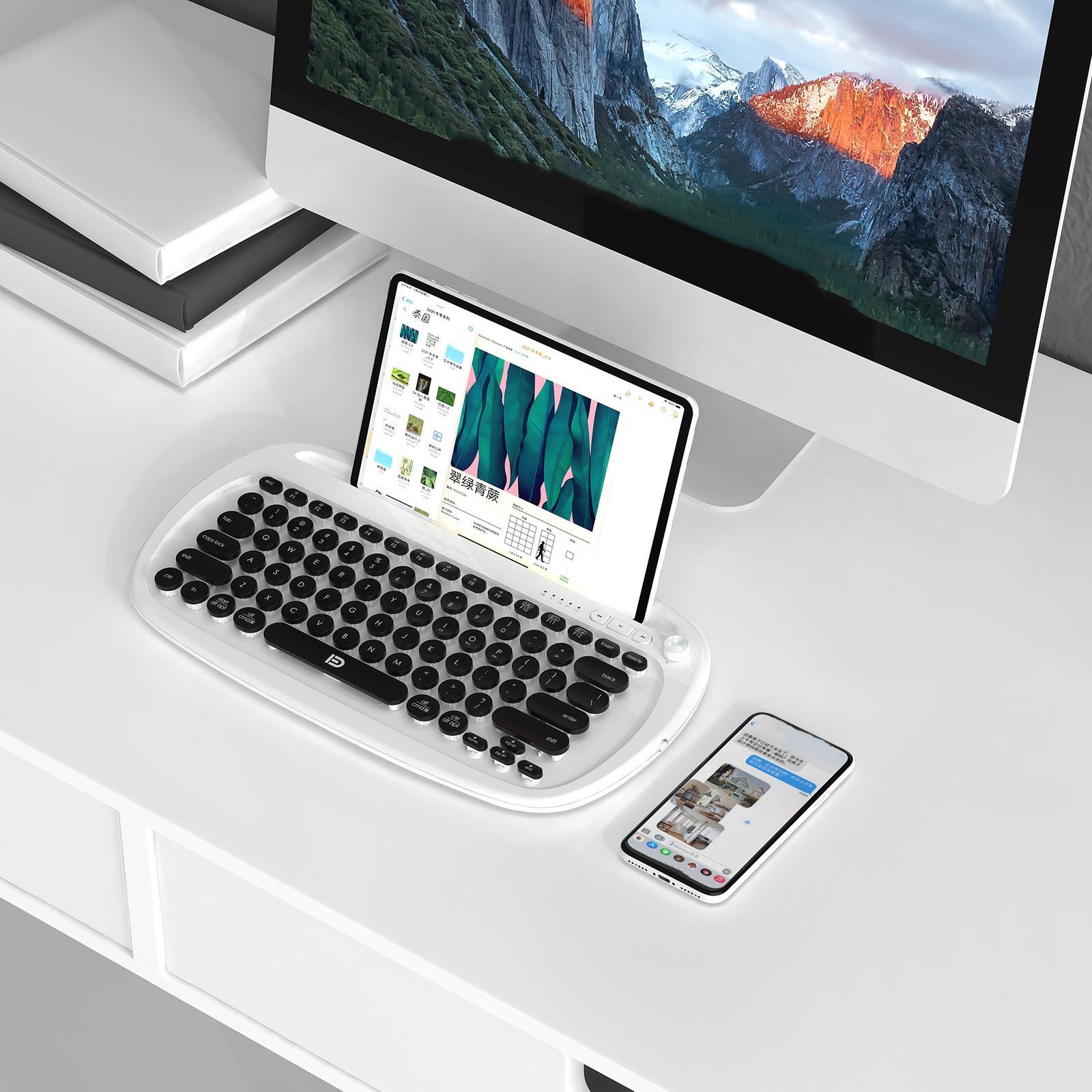 79-Key Keyboard, Compact, Ergonomic Gaming Keyboard Mechanical Keyboard for Gaming Accessories Study Office and boy
