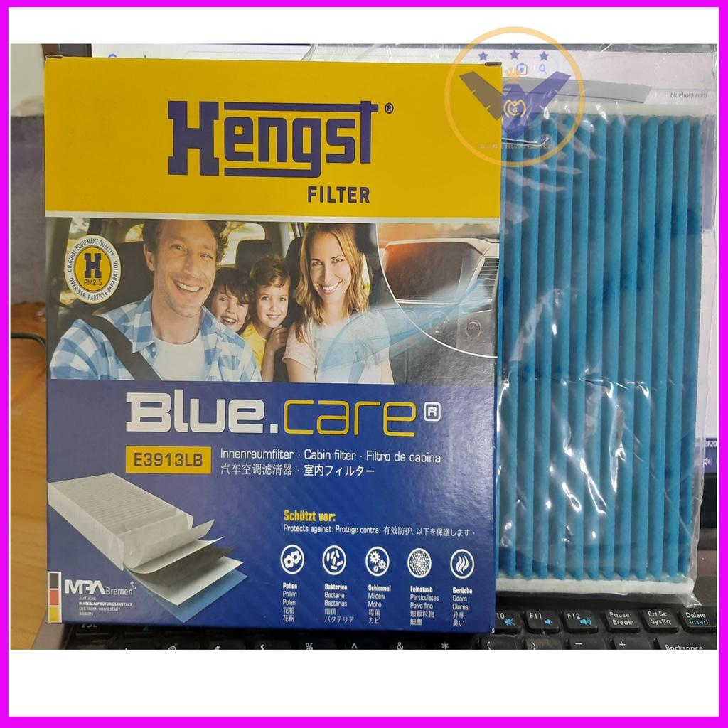 COMBO 2 Lọc gió điều hòa Hengst (Đức) Blue Care xe Attrage, Mirage và Xpander, XL7, Ertiga -E3913LB