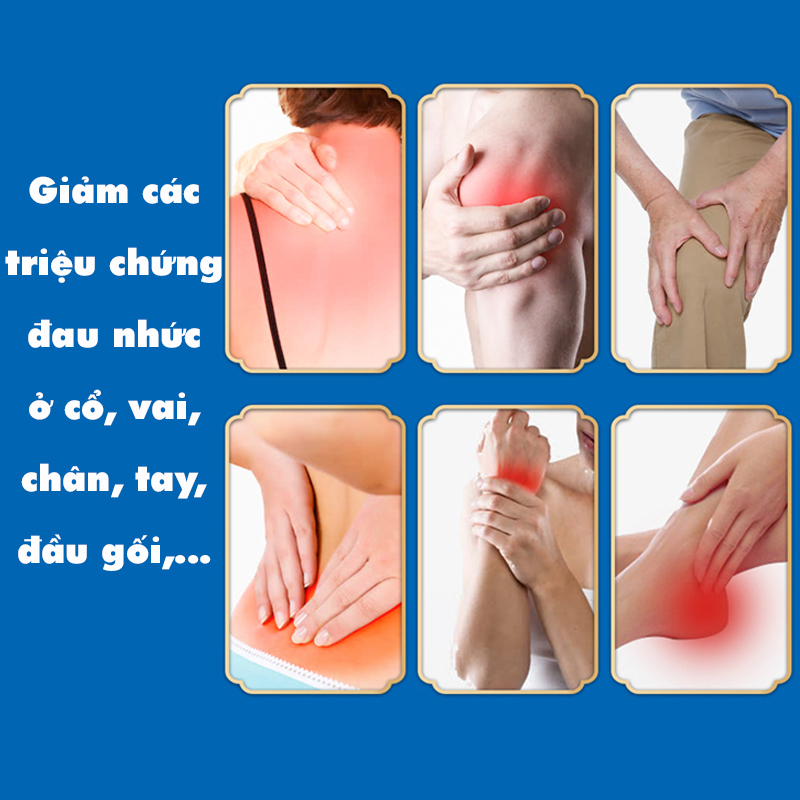 16 Miếng Dán Giảm Đau Mỏi Vai Gáy Lưng Thảo Dược, Cao Dán Massage Nhiệt Và Chai Xịt Giảm Đau 80ml Leagxi