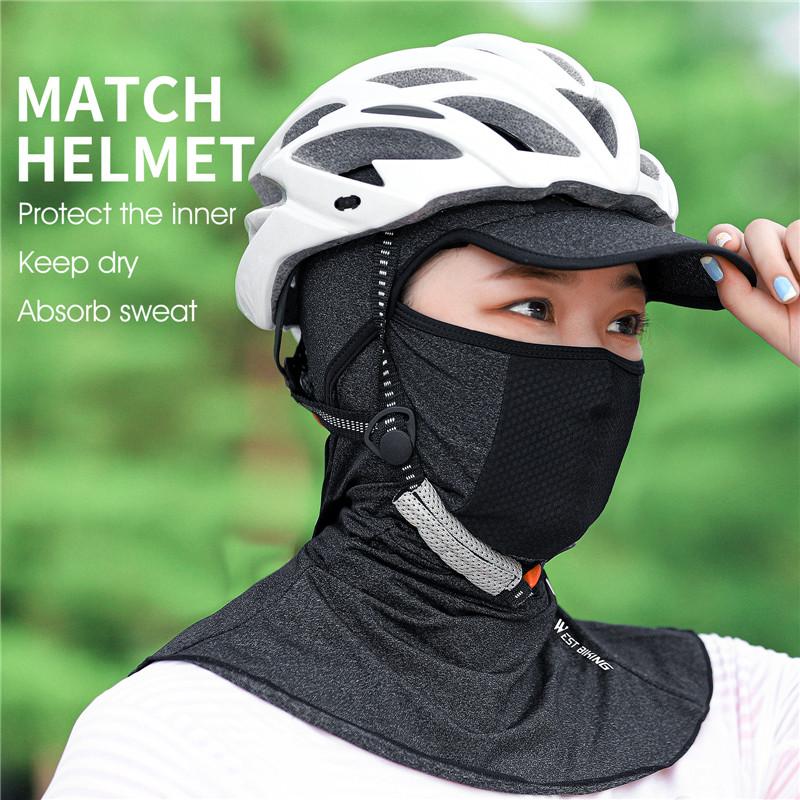 Tây Đạp Xe Mùa Hè Đi Xe Đạp Bộ Đội Nắng Chống Tia UV Bảo Vệ Bộ Thể Balo Nam Nữ Xe Đạp Xe Máy Lót Xe Đạp Nón