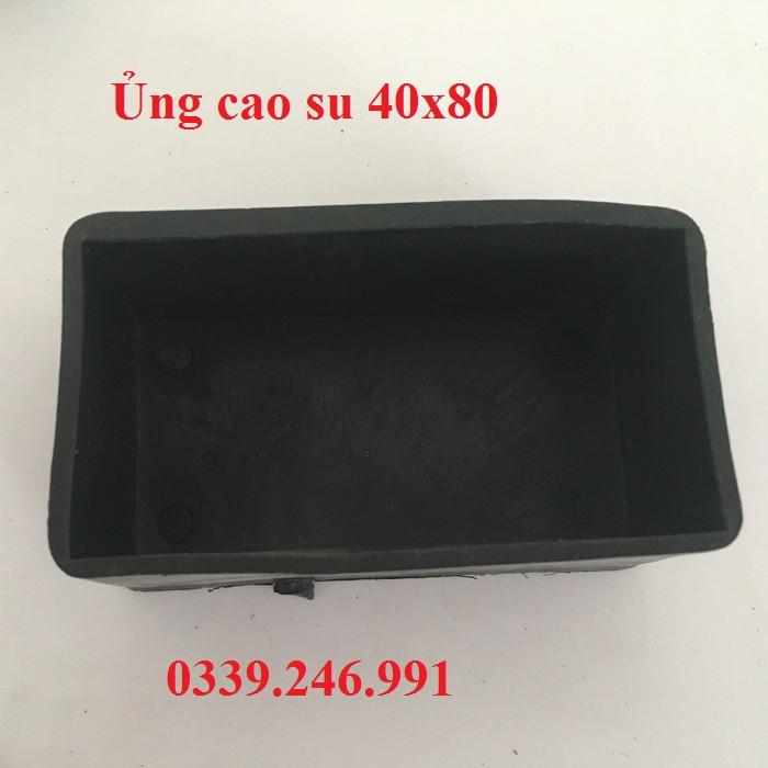 10 chiếc kích thước 40x80 mm bao ngoài chân bàn ghế chống xước, chụp đầu ống chống nước mưa