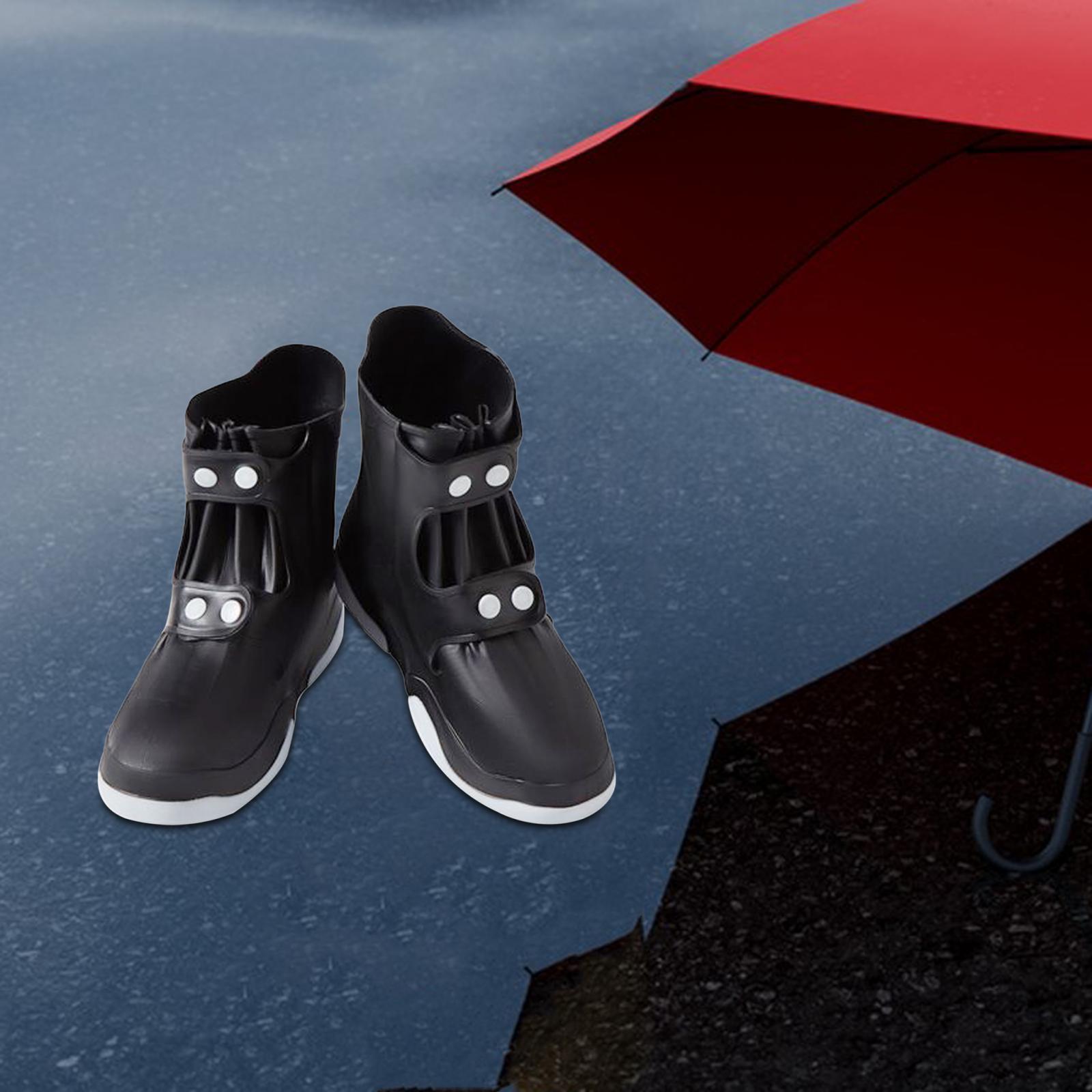 Shoe Covers Rain Boot Shoe Covers Premium Portable Shoes Protector Reusable Overshoes for Outdoor Indoor Hiking Travel Garden
