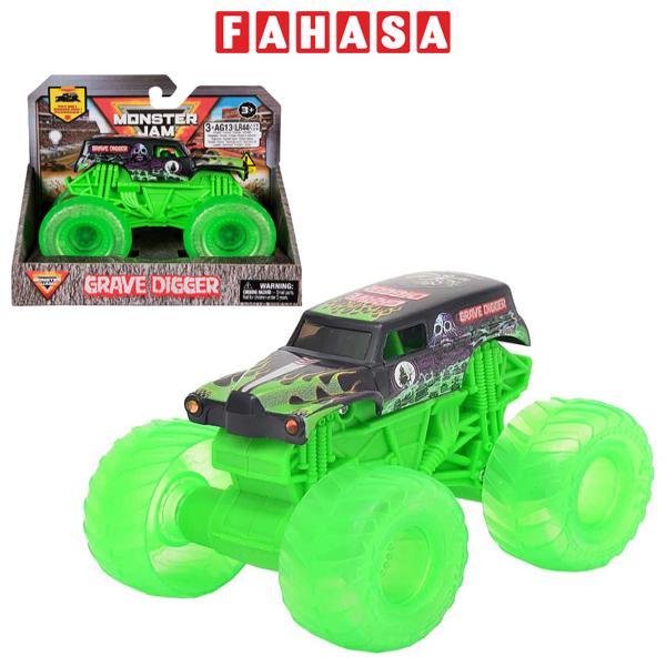 Đồ Chơi Mô Hình Chiến Xe MJ 1:43 - Bánh Xe Phát Sáng Grave Digger VLL - Monster Jam 20148984/6071190