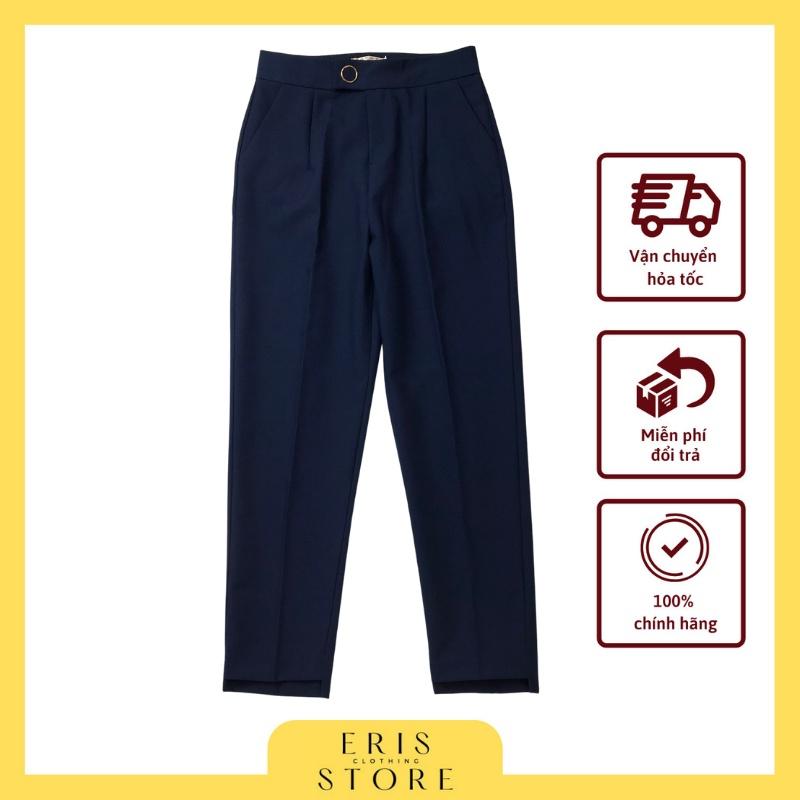 Quần baggy đai tròn gấu lệch ERIS