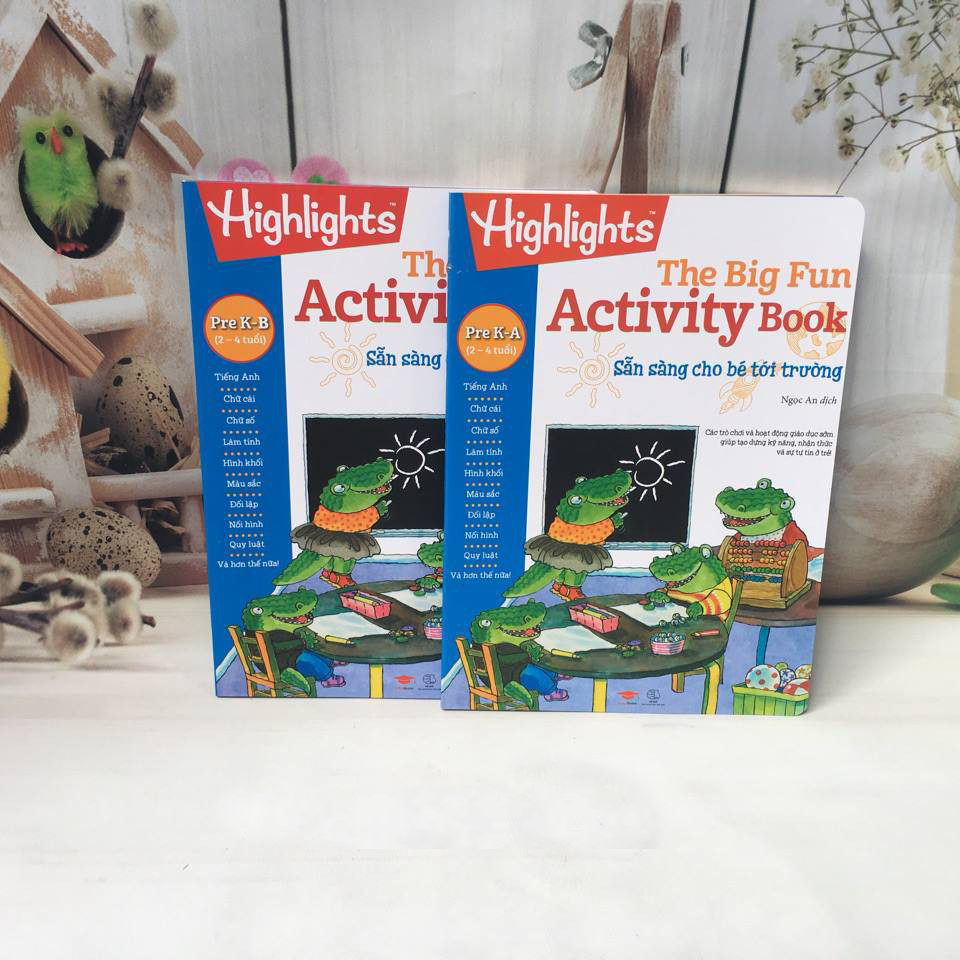Sách Big Fun Activity Book Pre K - sẵn sàng cho bé tới trường