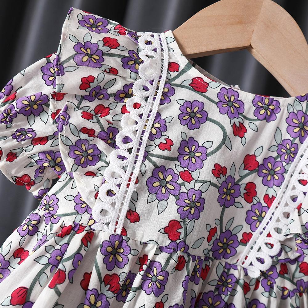 VT88 Size90-130 Đầm váy bé gái Thời trang trẻ Em hàng quảng châu