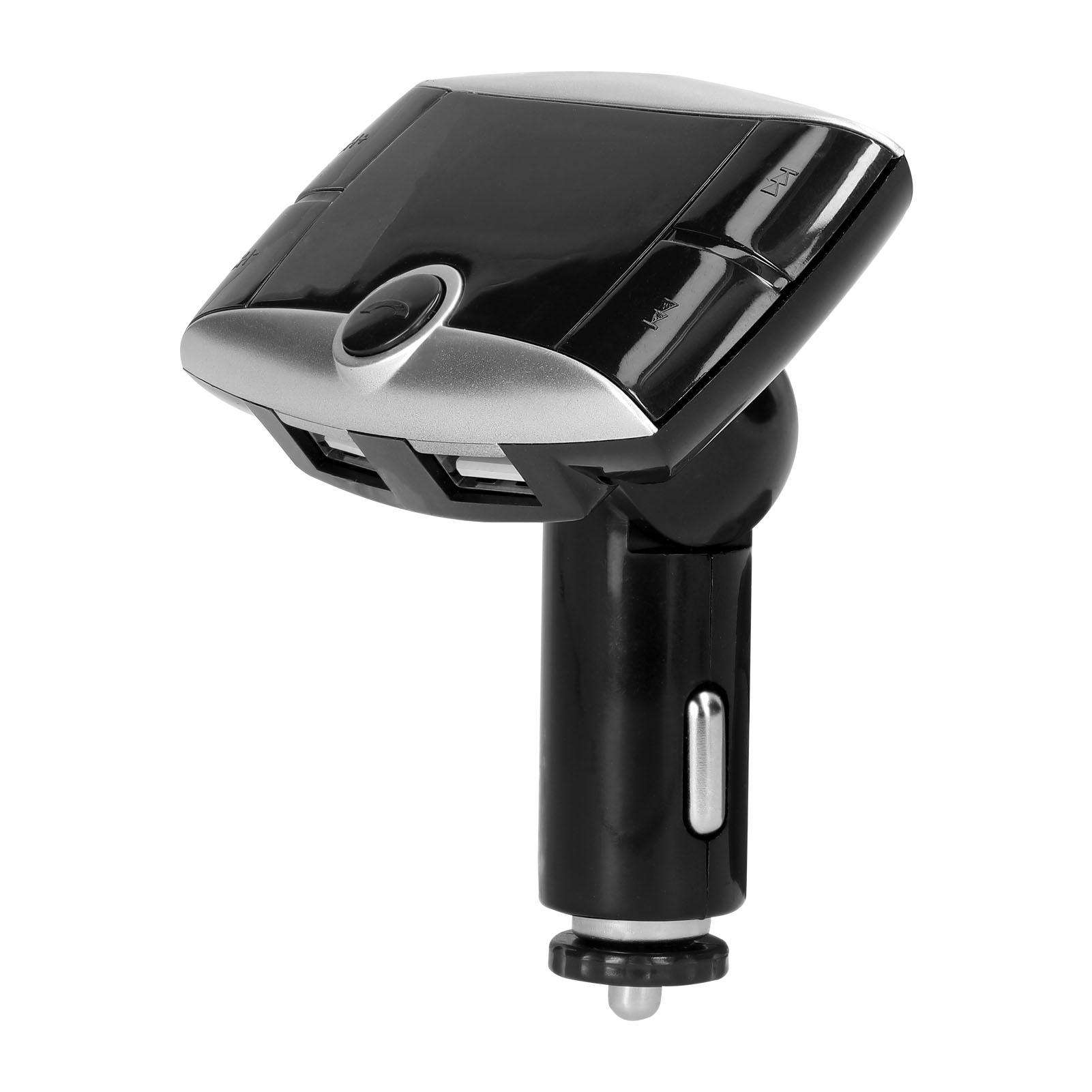 Car MP3 Player BT Wireless FM Transmitter Audio Music Stereo Dual USB Car Charger with LCD Display Remote Controller