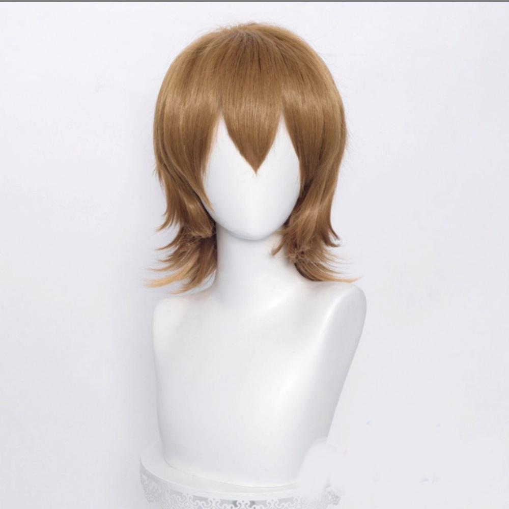 Nhều mẫu - Wig/tóc giả cosplay cơ bản nam xù mullet nam màu xanh, đỏ, tím, vàng, tím, hồng, cam