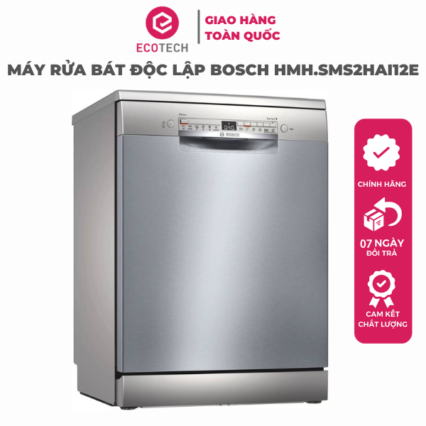 Máy Rửa Bát Độc Lập 13 Bộ Châu Âu BOSCH HMH.SMS2HAI12E - Hàng Chính Hãng