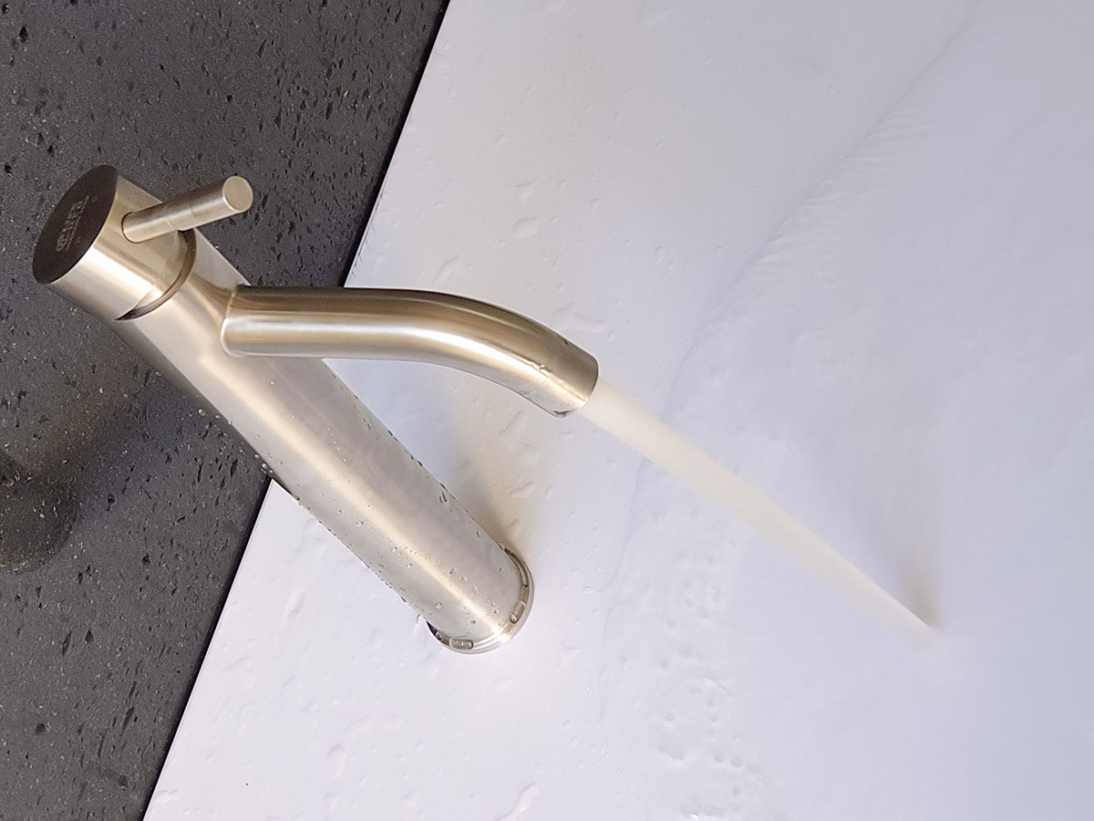 Vòi lavabo điếu nóng lạnh, Inox SUS 304 Eurolife EL-T022