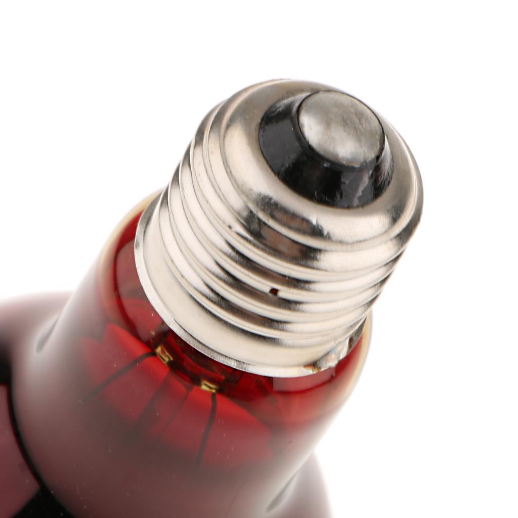 Reptile Infra Red Spotlight Heat Bulb Lamp Basking Night Light E27 Base 40W
