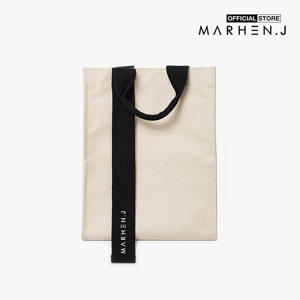 Marhen.J - Túi đeo vai chữ nhật vải bố Ricky MJ18BRCK25-CV