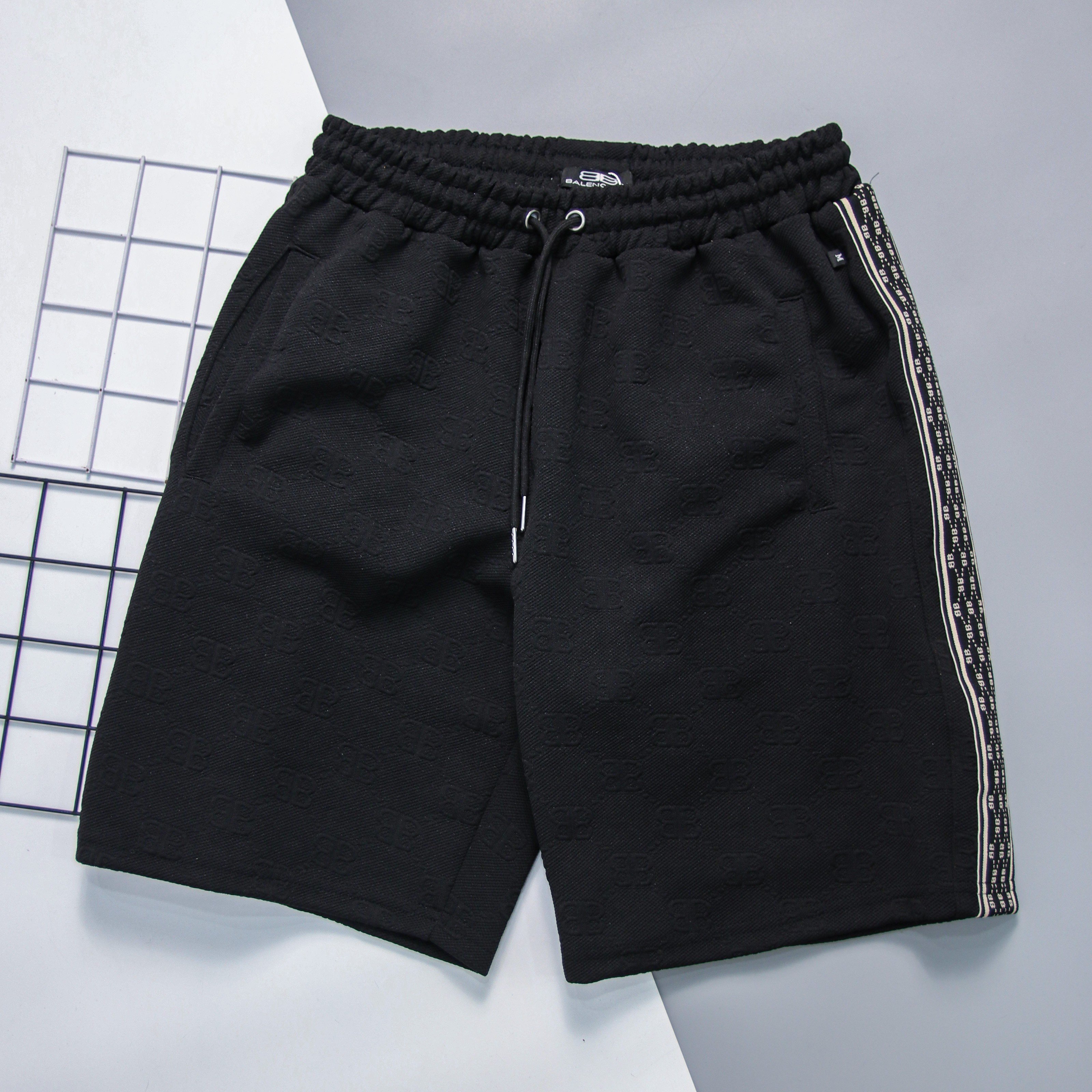 Quần short thể thao nam lưng thun phối viền