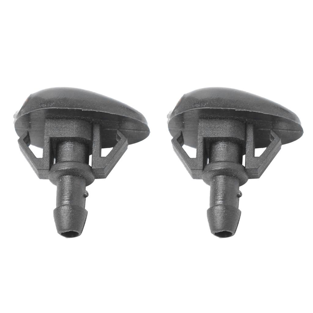 4x Black Windshield Wiper Water Spray Jet Washer Nozzles for Frontier