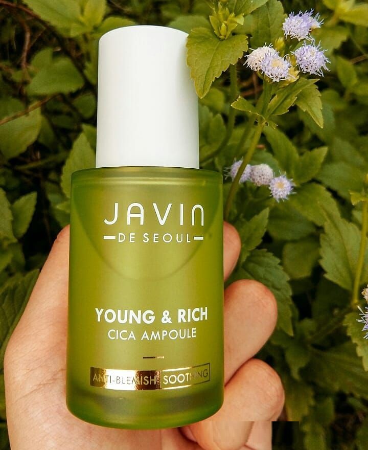 Combo 2 chai tinh chất serum trắng da, ngừa mụn Young &amp; Rich Cica Cream Javin De Seoul Hàn quốc 50ml/Hộp- Hàng Chính Hãng