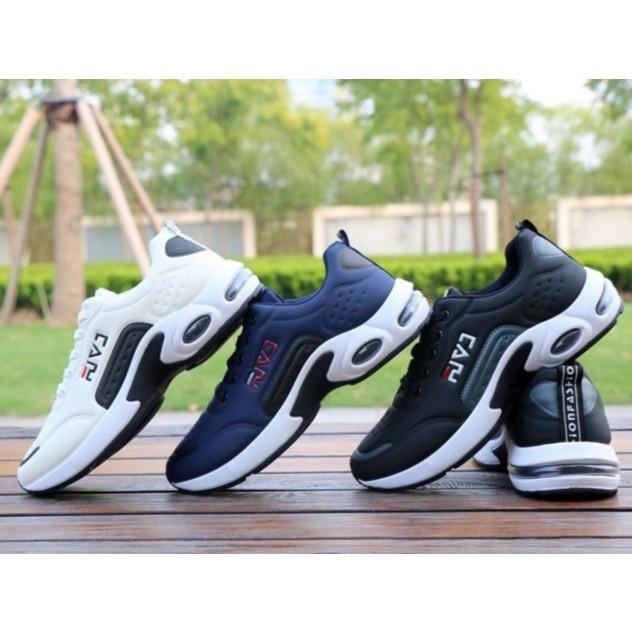 GIÀY SNEAKER ĐẾ HƠI CAO CẤP (ĐEN/TRẮNG)