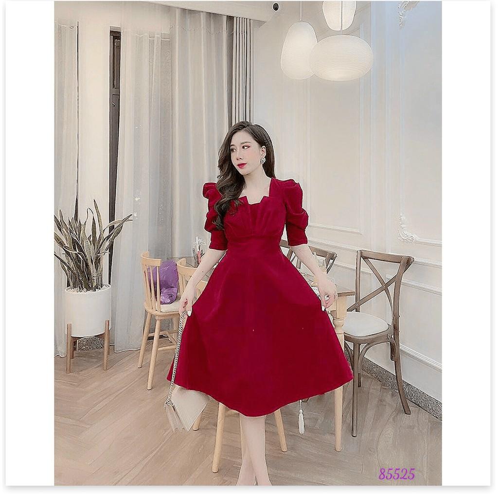 ĐẦM COTTON LẠNH,HỌA TIẾT TRƠN 2 MÀU XINH XẮN NHƯNG KHÔNG KÉM PHẦN SANG TRỌNG KHÁNH AN FASHION