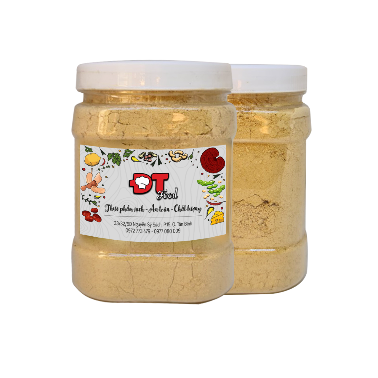 Bột Đậu Nành Rang Nguyên Chất Thơm Ngon DTFood 1kg