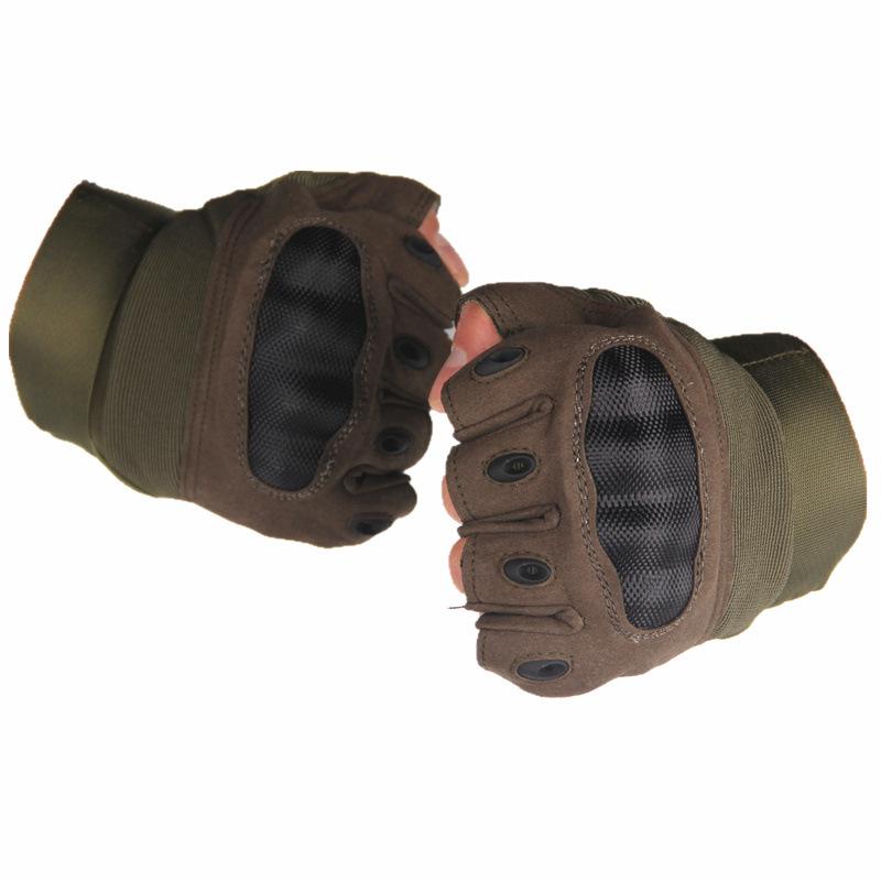 Thuận lợi nhất ngoài trời găng tay nửa ngón chiến thuật bảo vệ đi xe huấn luyện thể thao người hâm mộ quân sự lực lượng đặc biệt găng tay chống trượt chống mài mòn