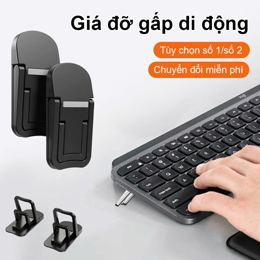 Giá đỡ laptop di động đế tản nhiệt cho Laptop, kê laptop Mac tiện lợi - Hàng chính hãng