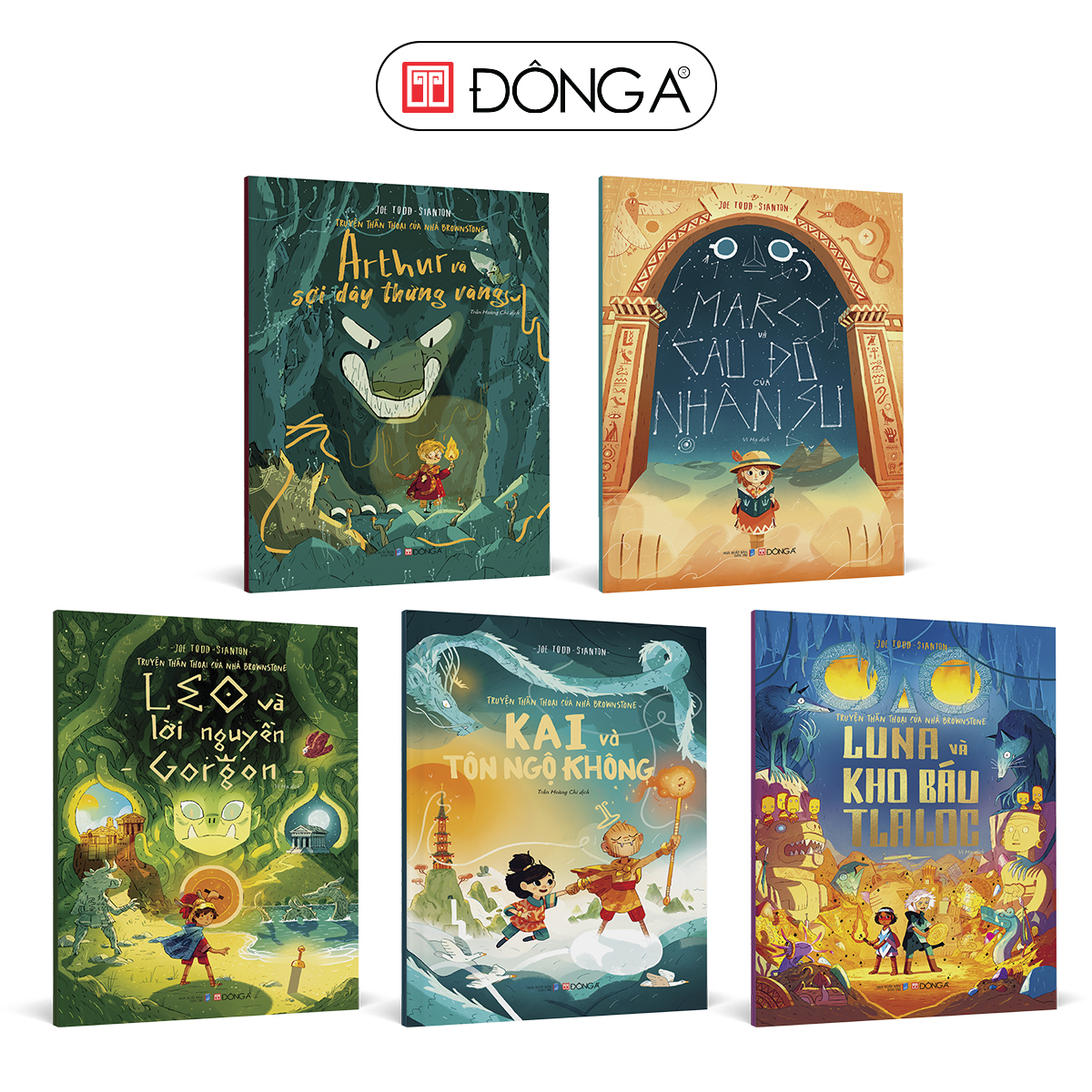 Combo 5 cuốn Truyện thần thoại của nhà Brownstone