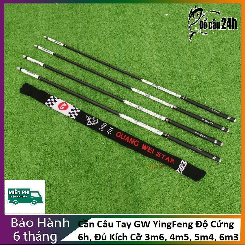 Cần Câu Tay GW YingFeng 5H Carbon, Đủ kích Cỡ