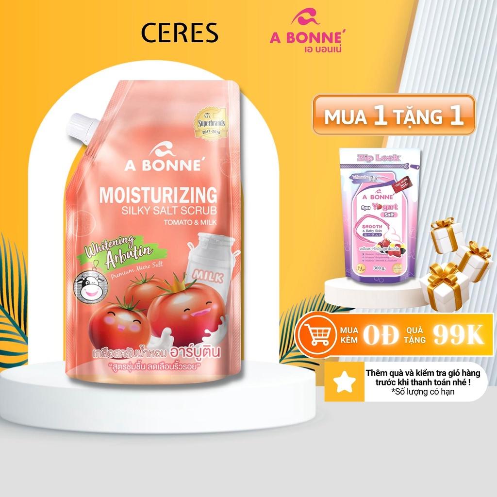 Muối Tắm Tẩy Da Chết A Bonne Moisturizing Silky Salt Scrub Cà Chua 350g