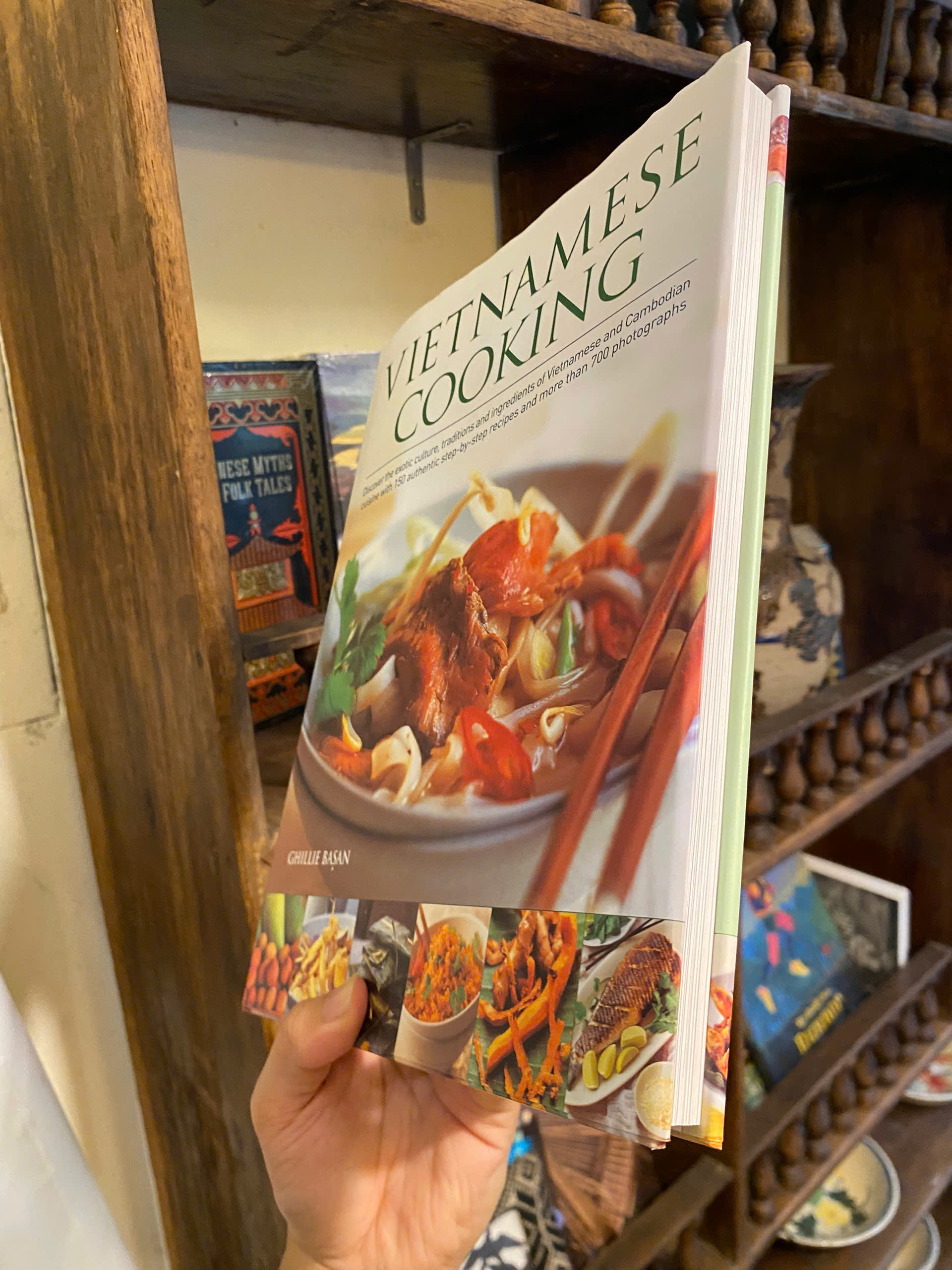 Sách - Vietnamese Food &amp; Cooking by Ghillie Basan | Food Recipes and History - English Cookbook