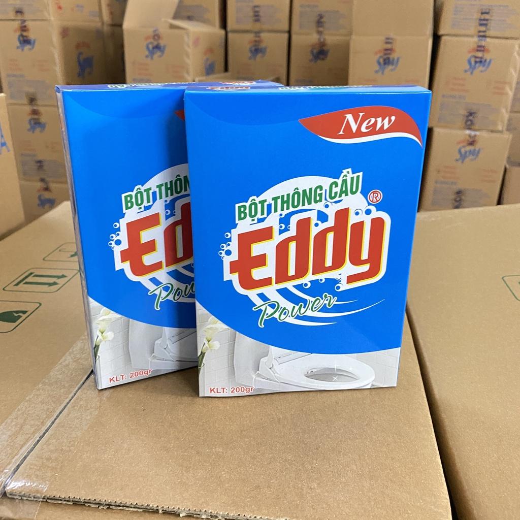 Bột thông Cầu EDDY 200g phân hủy cặn bã rêu rác trong nhà tắm, lavabo