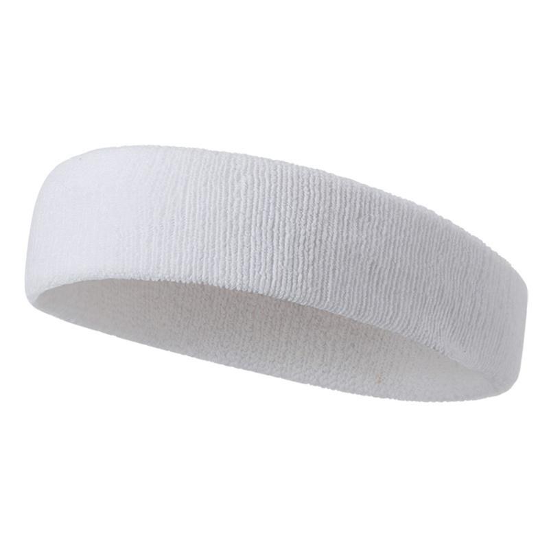 Băng Thấm Hút Mồ Hôi Cho Cotton Băng Đô Thể Thao Terry Vải Hút Ẩm Thể Thao Bóng Rổ Đầu Nam Nữ Người Lớn Color: gray
