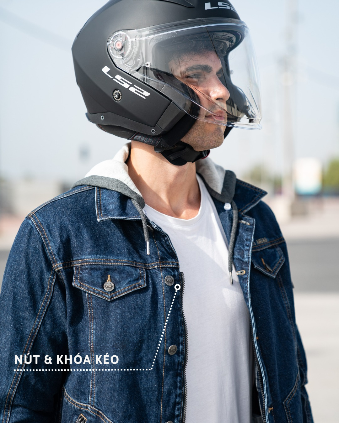 Áo Thời Trang Bảo Hộ Lái Moto, Xe Máy LS2 Oaky Man - GARA20