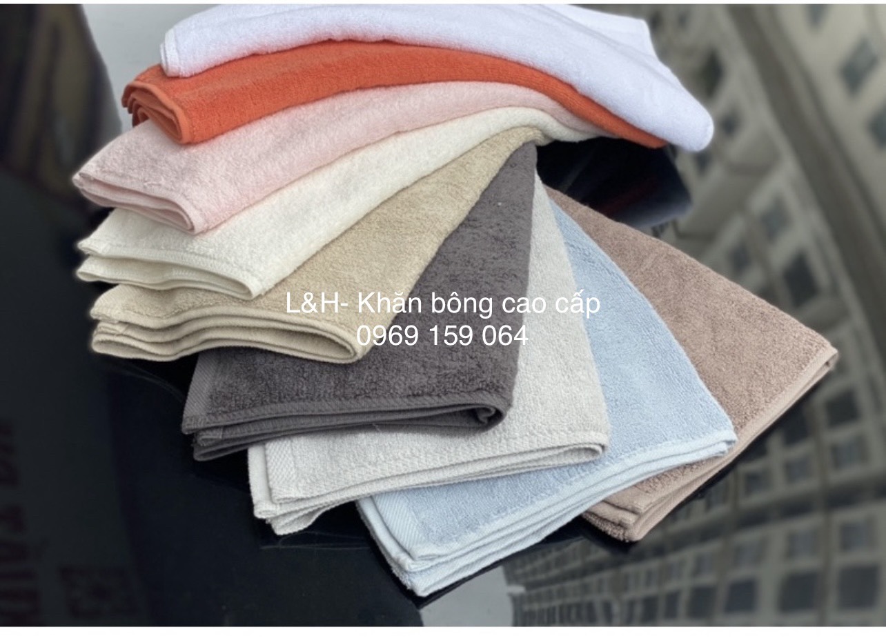Khăn gội xuất dư Châu Âu lỗi viền, KT 40x80cm
