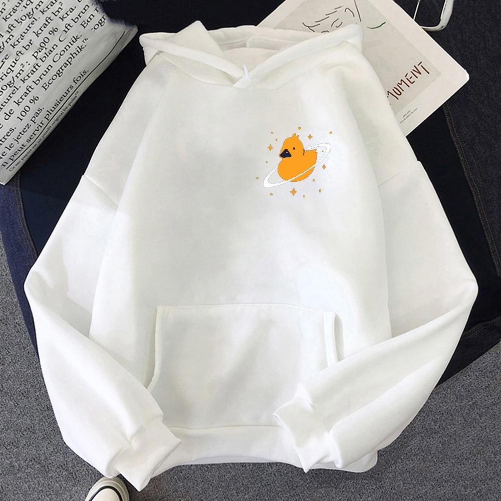 Áo Hoodie Unisex in hình chú vịt lang thang ngộ nghĩnh